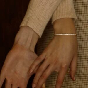 Natural Ruby/Diamond 18K Gold Bracelet