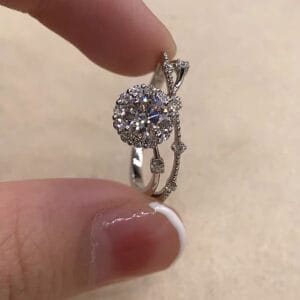 18K Gold Starlit Diamond Ring